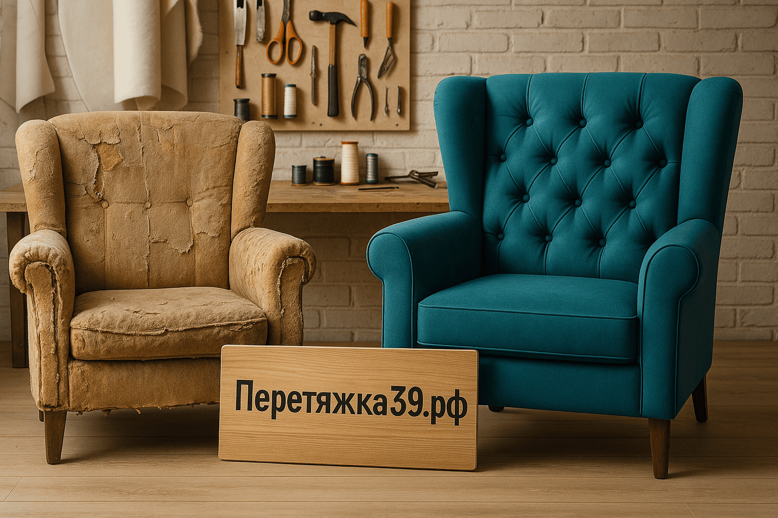 Перетяжка кресел в Калининграде
